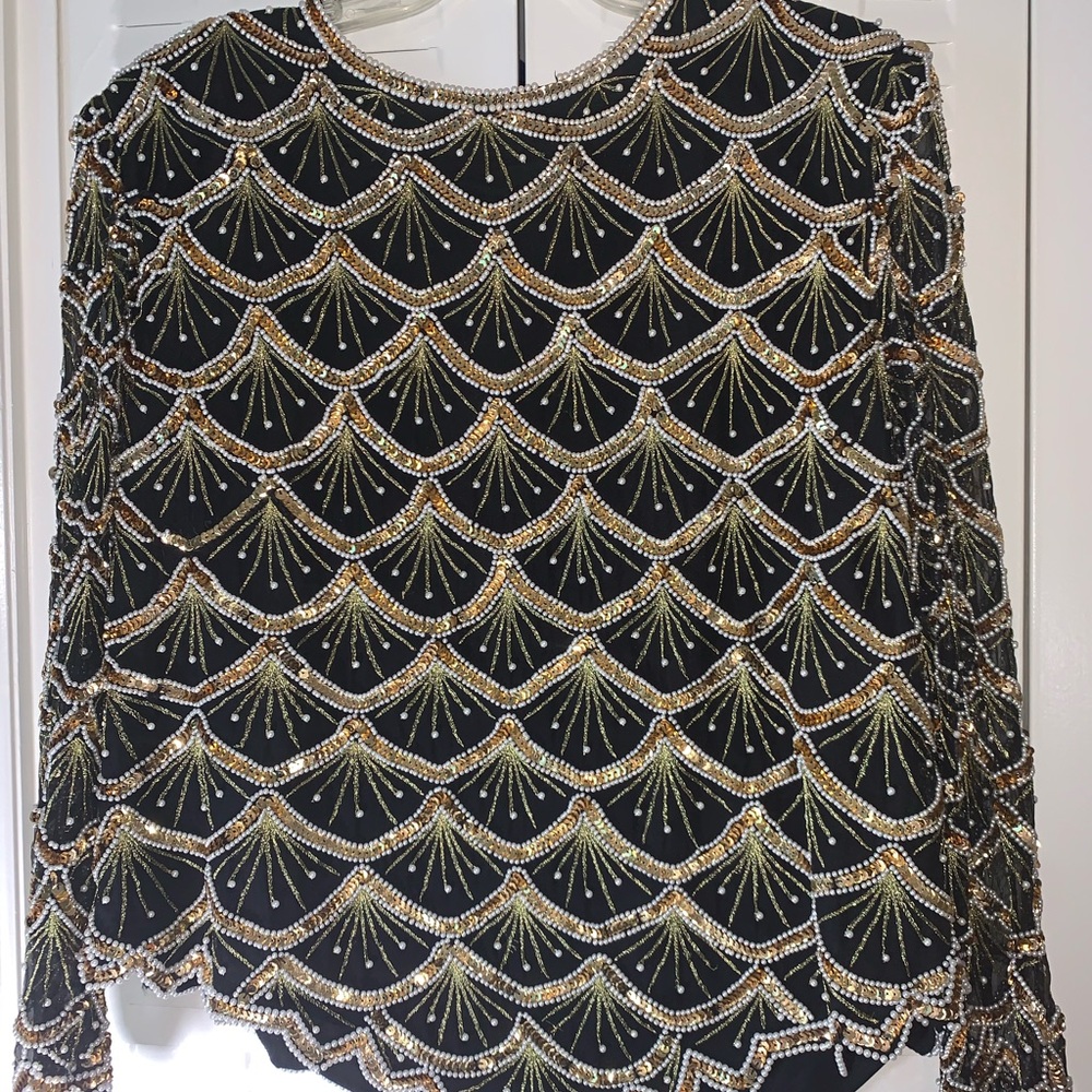 Laurence kazar evening blouse